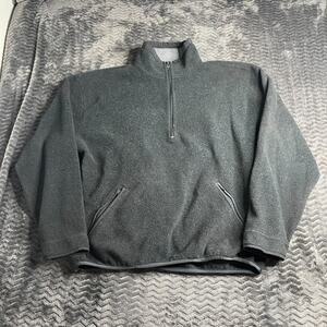 Outersport OT 2000 Men's Fleece Quarter-Zip Pullover black Size L